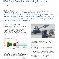 PTC® Creo® Complete Machining Extension